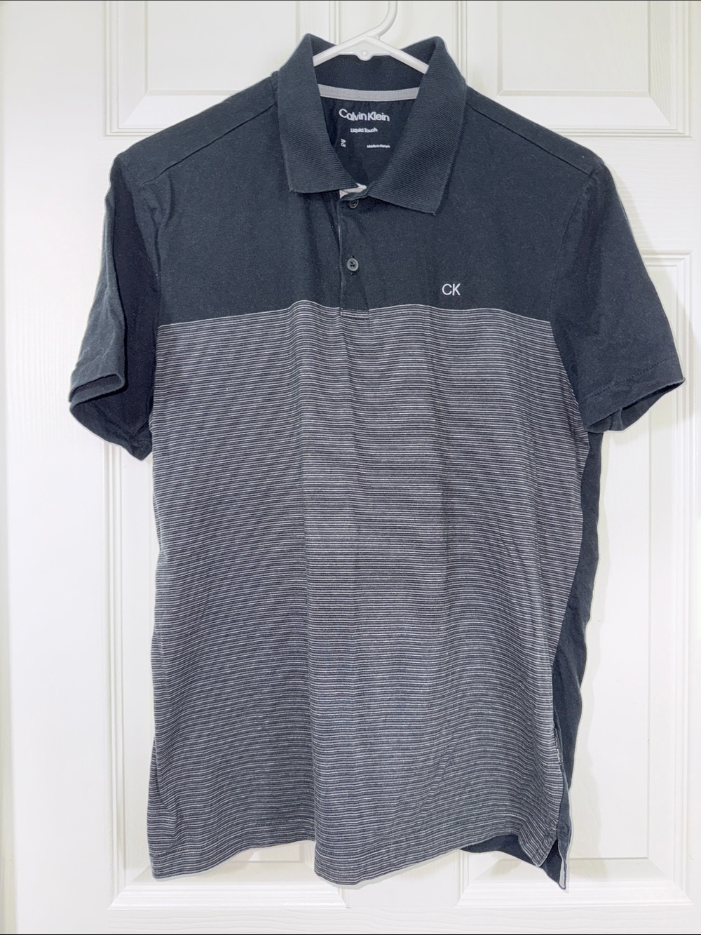 Calvin Klein Liquid Touch men’s polo shirt